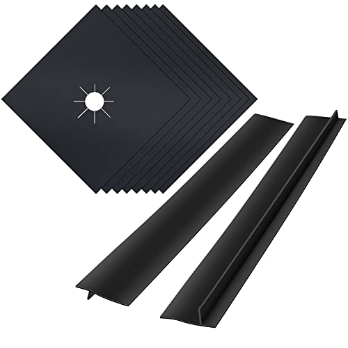 Plaque de cuisson à gaz toujours propre grâce aux protections réutilisables anti-adhésives MSDADA