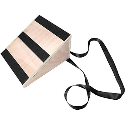 Trademark Innovations Calf Board Wedge Incline Slant Board Stretcher with Strap