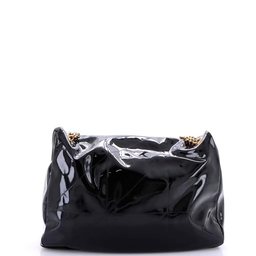 Saint Laurent, Pre-Loved Jamie 4.3 Shoulder Bag Quilted Patent Large, Black3