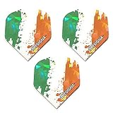 Unbekannt 9 Pack Designa Holografische Ireland Fighting Irish 75 Mikron Starke Standard Dart Flights