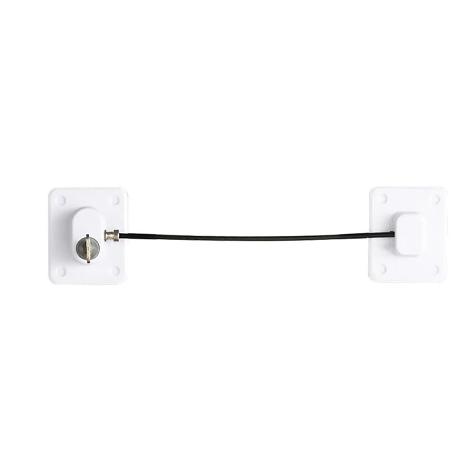Verrou de porte de réfrigérateur loquet fenêtre blanc limiteur boucle