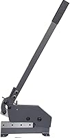 Vista 2 de KAKA INDUSTRIAL HS-8 - Cizalla de mano de 8 pulgadas, corte de banco sin garganta, multipropósito, para placas y barras de acero al carbono