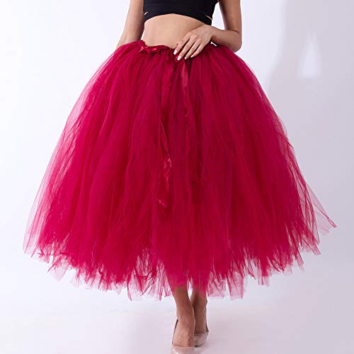 Jupe de maternité bordeaux en tulle souple pour séance photo grossesse