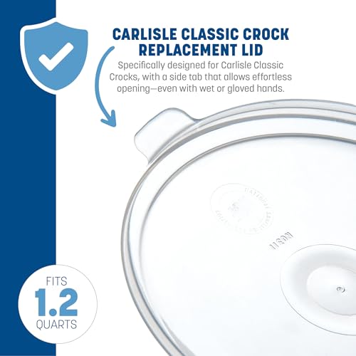 Couvercles à clipser transparents de 13 cm pour conserver les aliments - 3