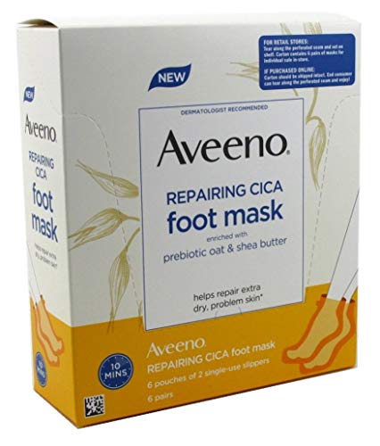 Aveeno Repairing Cica Foot Mask 3-Pack #TOP3