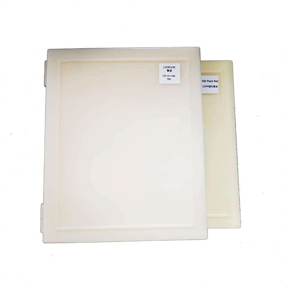 200pcs/set Mixed Plant & Animal Biological Prepared Microscope Slides Set