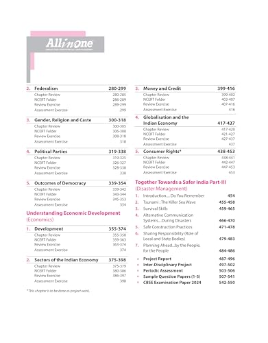 (Old Edition) Arihant All In One Social Science CBSE Class 10 For 2025 Exams