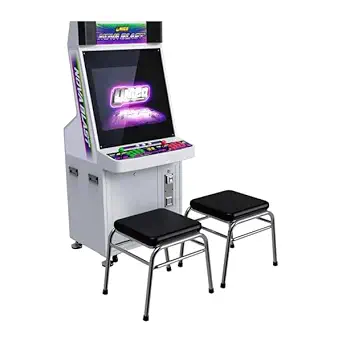 Unico Arcade Console Nova Blast Candy Cabinet Deluxe – Full-Size Arcade Machine with Sanwa Controls, 26