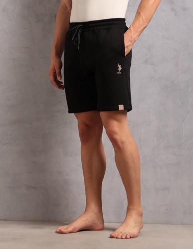 Image of U.S. Polo ASSN. Men's OES10 Cotton Terry Lounge Shorts