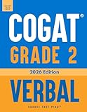 COGAT Grade 2 Verbal: 3 Practice Tests - Level 8