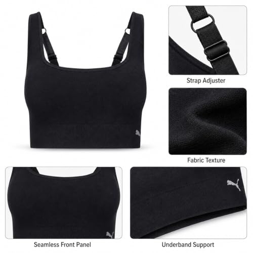 Image of Puma Women's 2 Pack Seamless Sports Bra