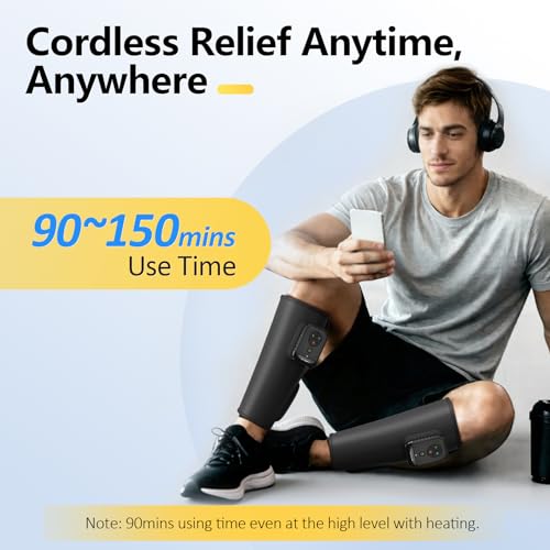 Image of Comfytemp Cordless Air Compression Calf Massager with Heat (Fit 13 inch~18 inch)
