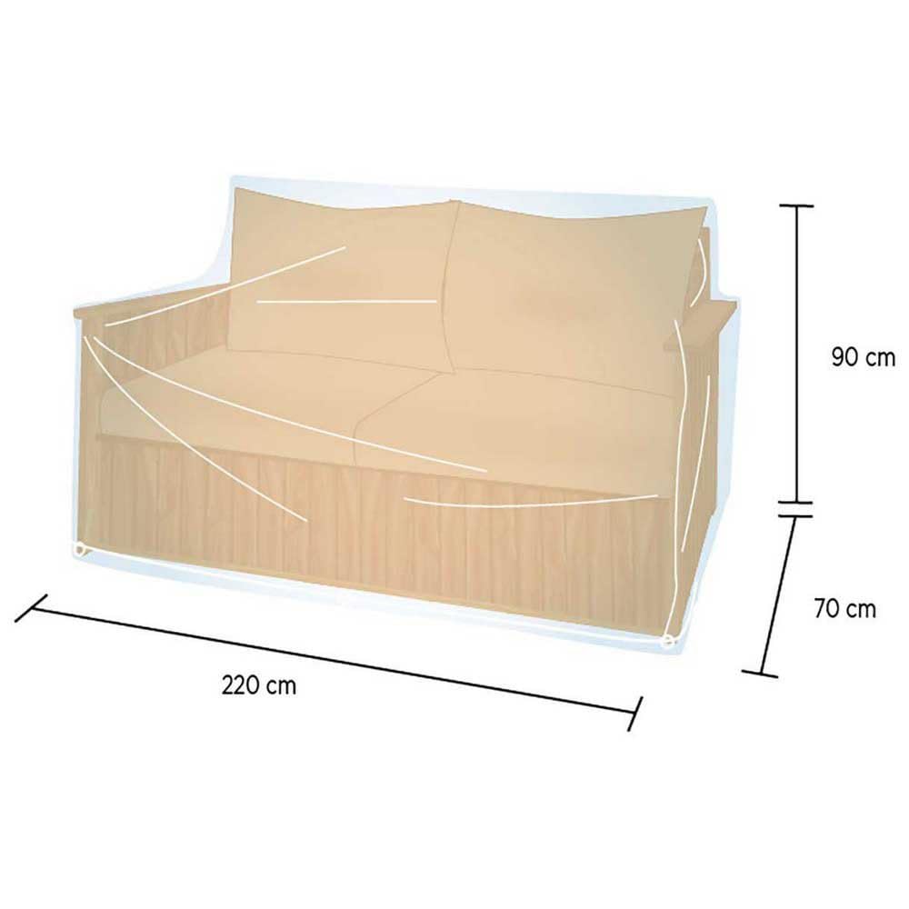 Campingaz HOUSSE POUR Sofa 2 PERSONNES Funda Sofá, Transparente, 36.2x5.5x27.9 cm
