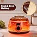 Chocolate Melting Pot, Electric Candy Melter with 2 Silicone Bowls, 17.6 OZ (500 ml) Fondue Pot Set & Chocolate Warmer Set for Dipping Cheese, Candy, Cake Pop, Home Fondue Parties Essential Supplies