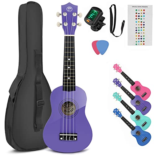 Ukulélé soprano haute brillance 21inch Kit de démarrage pour débutant avec sac de transport, ukulélé pour enfants… - Les Beatles, Paul McCartney, John Lennon, RIngo Starr, George Harrison Ukulélé soprano haute brillance 21inch Kit de démarrage pour débutant avec sac de transport, ukulélé pour enfants…