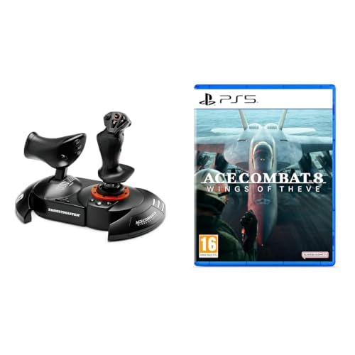 Thrustmaster T.Flight Hotas Neo Ace Combat 8 Flight Stick per PS5, PS4, PC + Ace Combat 8: Wings of Theve PS5
