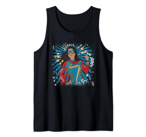 Débardeur Ms Marvel Kamala Khan pour fan de l'héroïne Marvel Studios en coton léger