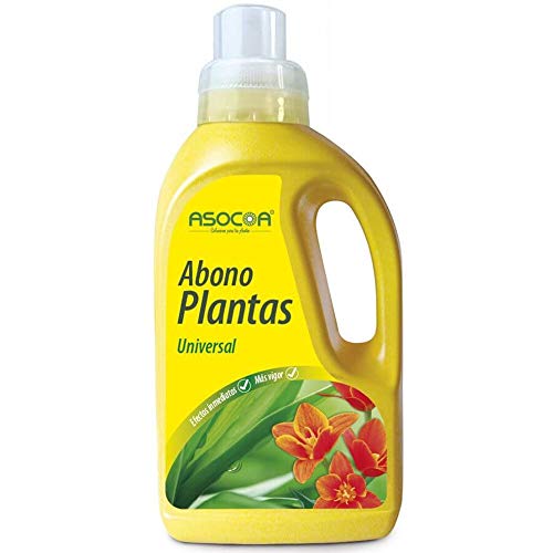 ASOCOA COA103 Abono Plantas Verdes (universal) 1 litro, Amarillo, Universal
