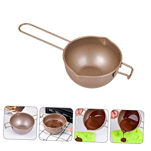 Olla para derretir chocolate de acero carbon marrón miniatura 3