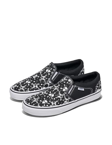 Image of Vans Men's Asher Slip-on Shoe - Comfortable Sneakers for Walking, Fashion & Everyday Wear