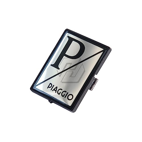 QISUO for Piaggio Vespa LX Primavera Sprint GTV GTS Super 50 150 250 300 300ie 946 Scooter Accessorie Anteriore Emblema Horncover (Colore : Argento)