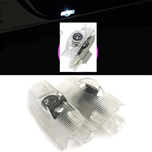 AA HUAYEカーテシライト ドアウェルカムライト ドアカーテシランプ レーザーロゴライト LEDロゴ投影 ゴーストシ