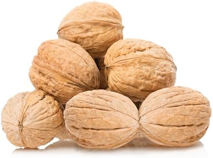 Raw California Walnuts In Shell โ 4 lbs -Premium Quality Whole & Unsalted Walnuts By We Got Nuts โ Natural Healthy Snack For The Whole Family โ Oil-Free & Diet-Friendly Flavor โ Air-Tight Resealable Bag Package
