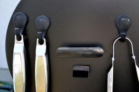 Superior Essentials Magnetized Tool Hooks for Grill-Fridge-Cabinet (Set of 2)