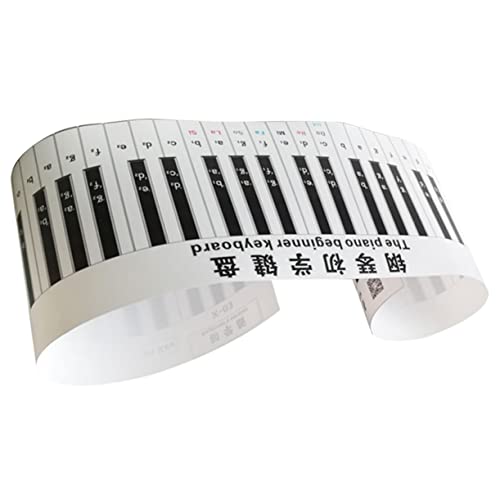 Clavier de piano simulé bande de notes de clavier Sticker clavier piano débutant claviers instrument piano enfant étiquette d’autocollant de clavier de piano clavier pour piano PVC TOYANDONA - Les Beatles, Paul McCartney, John Lennon, RIngo Starr, George Harrison Clavier de piano simulé bande de notes de clavier Sticker clavier piano débutant claviers instrument piano enfant étiquette d'autocollant de clavier de piano clavier pour piano PVC TOYANDONA