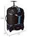 Eagle Creek Gear Warrior International Carry Luggage Softside 2-Wheel Rolling Suitcase, Black (Past Season), 20 Inch
