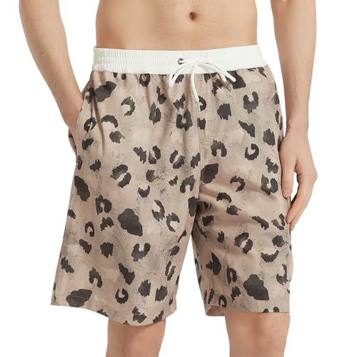 NOMADIKA Mens Swim Trunks Quick Dry Board Shorts Mesh Lining Swimwear Bathing Suits2