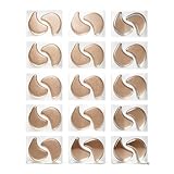 15 Parches de Protección Solar Debajo de los Ojos, Parches de Golf para Protección Solar, Parches Faciales UV para Correr, Senderismo, Pesca