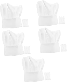 UKCOCO 5 Conjuntos De Roupas Para Meninos Recém-Nascidos Terno Para Recém-Nascidos Chapéu Roupas Para Meninas De Chef Roupa De Chef Para Bebê Fotografia Chapéu De Chef