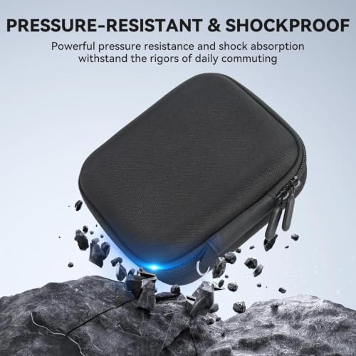 Image of M.G.R.J Portable Carrying Case Cover for Insta360 GO Ultra Action Camera (Black)