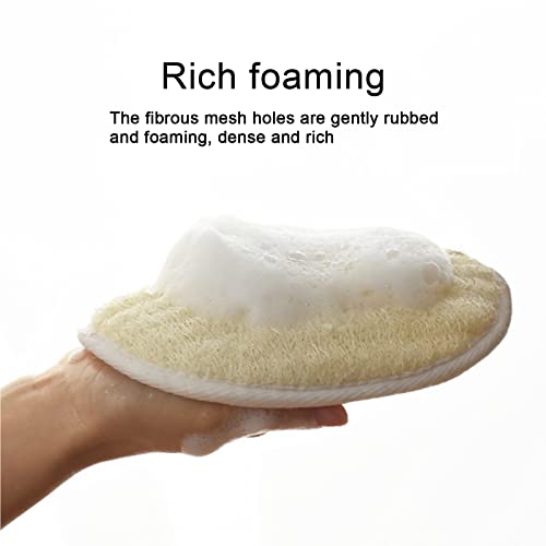 2 Pezzi Spugna esfoliante in spugna di luffa