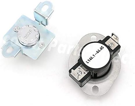 279973 Dryer Thermal Cut-Off Fuse Kit Replacement for Whirlpool & Kenmore Dryer, Replaces 279973, 3391913, 8318314, AP3094323