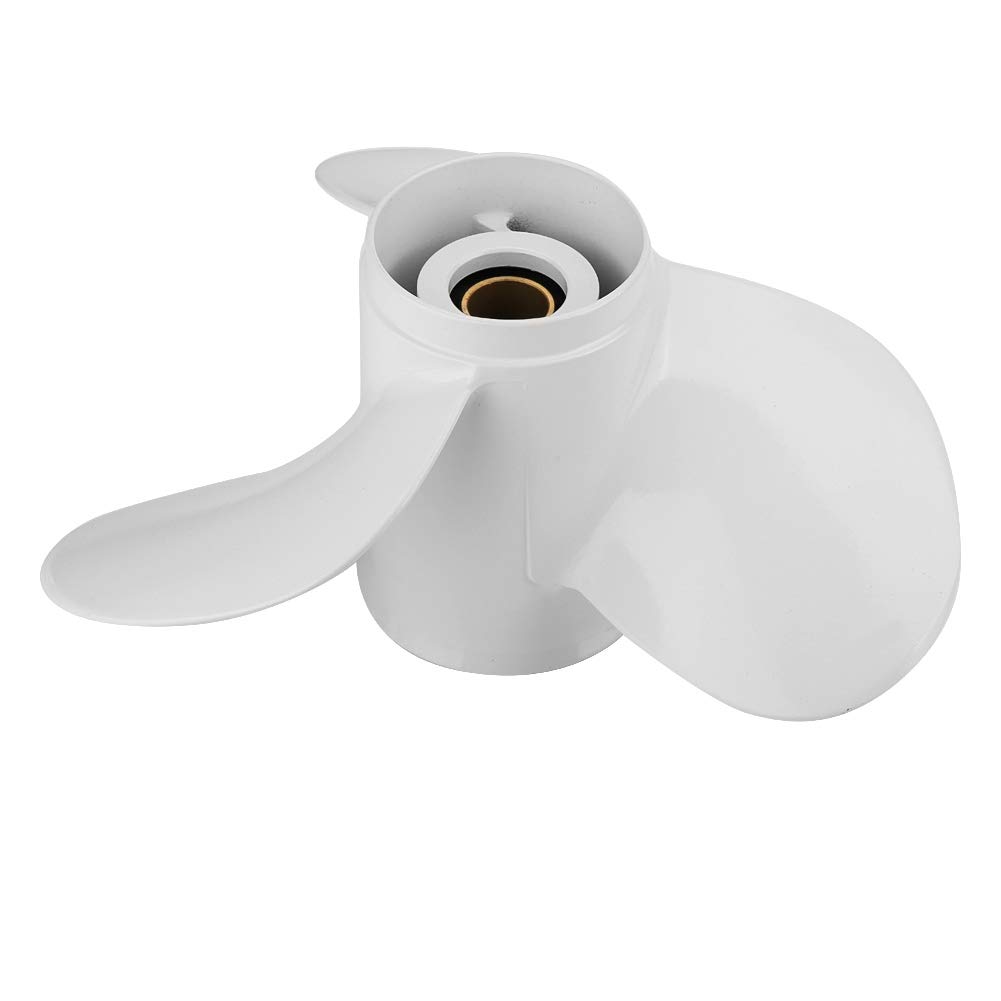 Moteur Hélice, 11 1/8 x13-G Moteur Hors-bord en Aluminium à 3 Pales - pour Bateau, 30-60HP