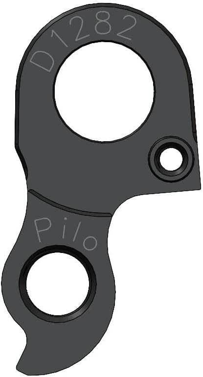 Pilo D1282 Derailleur Hanger Compatible/Replacement for State 4130 All-Road, Black