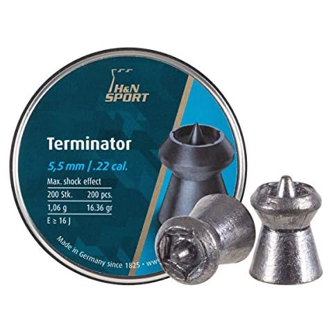 H&N Sport Terminator .22/5.50mm Airgun Pellets L200 Cover