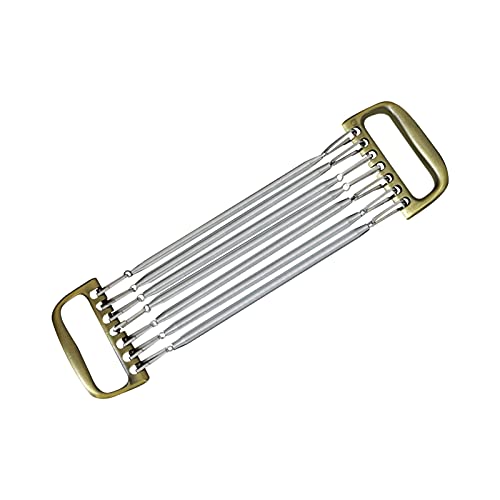 Expansor de pecho con 7 resortes desmontables, fortalece los músculos y construye brazos para entrenamiento de fitness en casa y oficina