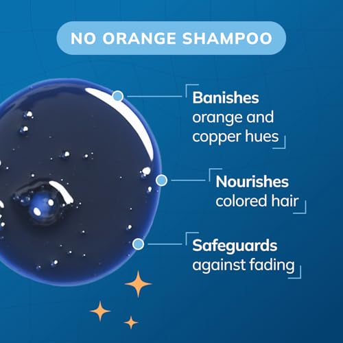 Fanola Wonder NoOrange Shampoo, Champú Anti-Anaranjado, 1000 ml