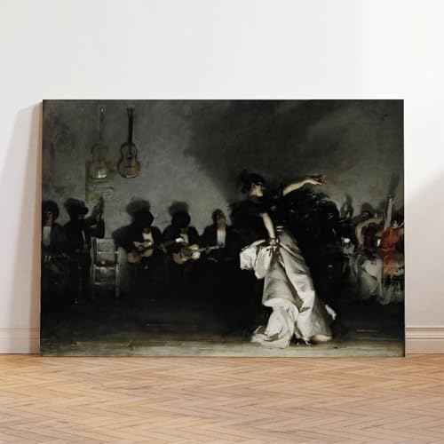 Impression sur toile El Jaleo Sargent, tableau décoration murale 30x45 - 5