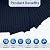 MAGICUBETIC 10 Pack Acoustic Panels,48"*24"*0.47"Self-Adhesive Soundproof Wall Panels,High Density Sound Proof Panels for Walls, Office, Reccording Studio, Home,Ceiling-Starry Blue