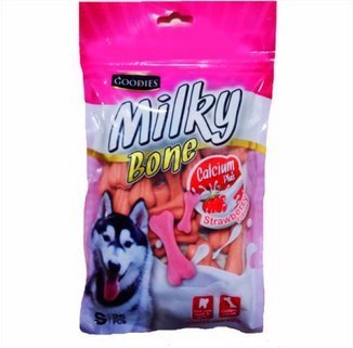Goodies Milky Strawberry Bone (12 Pieces)