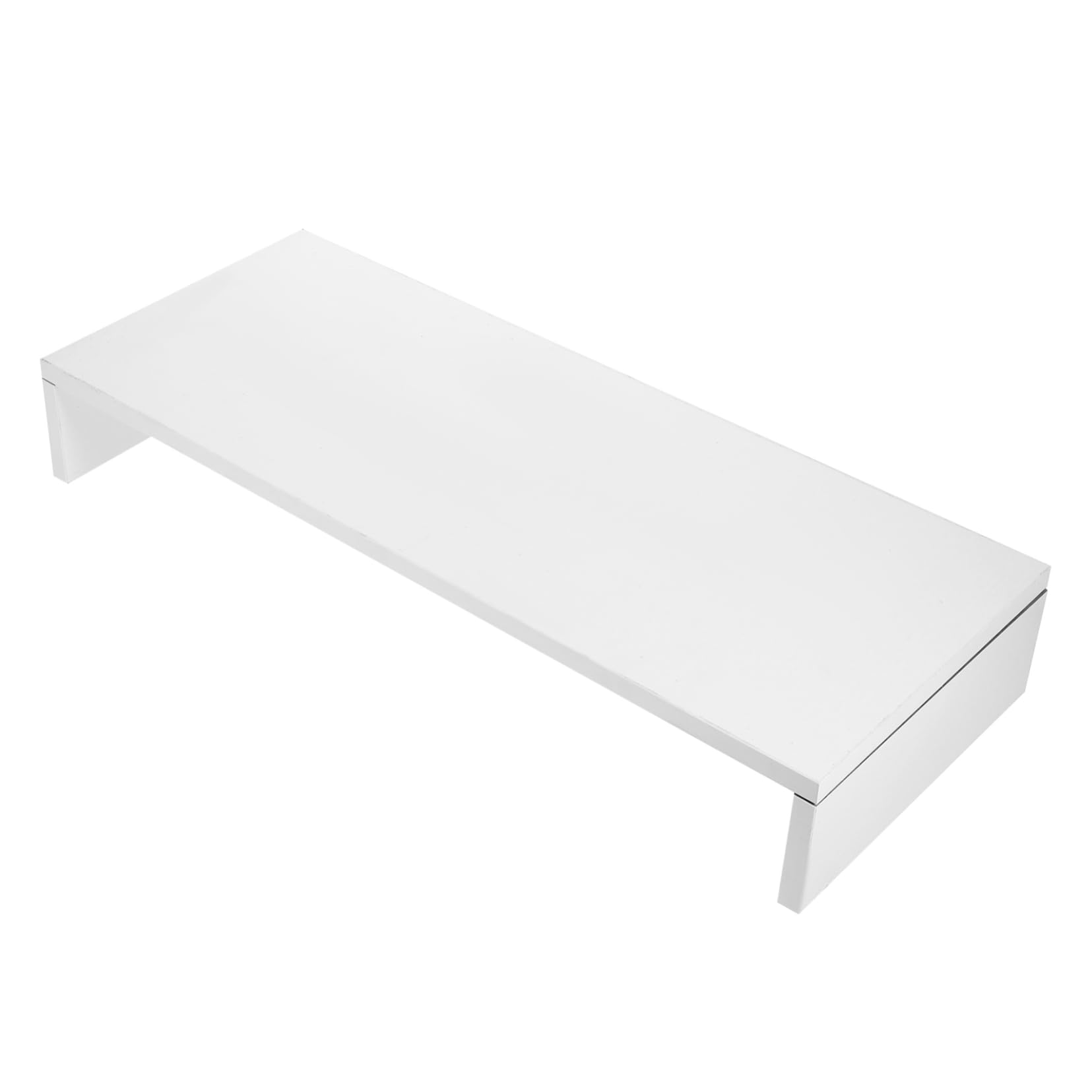 SEWACC Soporte para Monitor de Escritorio Multifunción Elevador de Pantalla Ordenador Portátil y Tv Base Gruesa Blanca para Oficina y Hogar