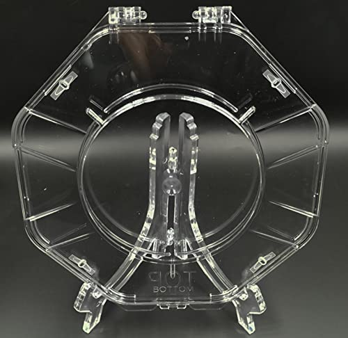 Image of 8 inch Single Wafer Carrier, 200mm Single Wafer Carrier, Wafer Display Holder, Wafer Shipper, 8 inch Single Wafer Sample Box for Silicon, Sapphire, SiC Substrate (Pack of 1 PC)