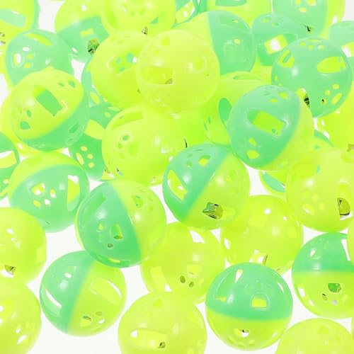 Balones de plástico para gatos con campana de ULTECHNOVO juguetes interactivos 60 uds 7