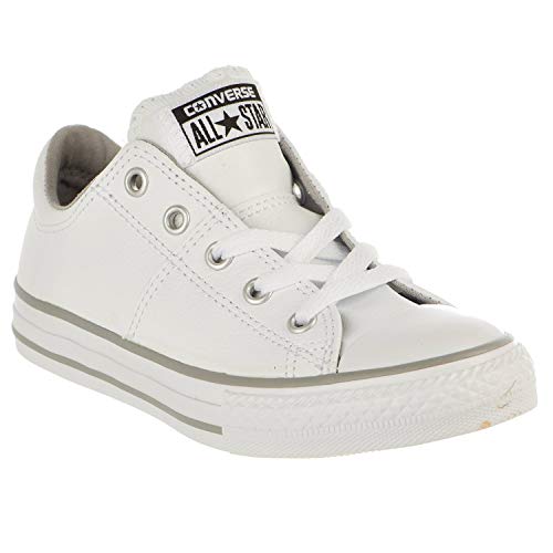 Tênis Converse Kids Chuck Taylor All Star Madison Ox Fashion, White/White/White, 12 Little Kid