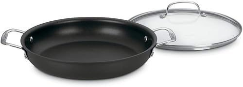 Miniatura 3 de Sartén Cuisinart 625-30D con tapa antiadherente 12 pulgadas 12 pulgadas Negro