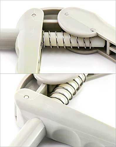 Qwork Dental Dispenser Gun, 2 Pack Composite Plastic Caps Applicator Dispenser Gun For Instruments Impression Mixing Dispensing #TOP4